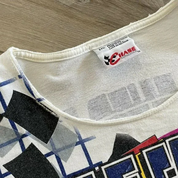 Vintage 1998 Dale Earnhardt Jr #3 ACDelco Chase T-Shirt 2XL 90s NASCAR ALL OVER - Picture 6 of 9